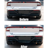For Xpeng P7+ 2026 2027 Car Rear Spoiler Cover Modified Rear Lip Air Blade Diffuser Trim Frame Exterior Modification Accessor