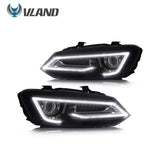 VW Polo Dual Beam Headlights Assembly for 2009-2017