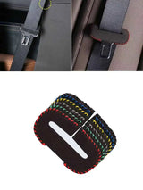 Suede Seat Belt Buckle Protector Cover Universal Fit Car Interior Accessory LINGLUYANG