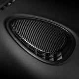 Carbon Fiber Dashboard AC Vent Trim for Mini Cooper Car Interior Accessory GMUNI