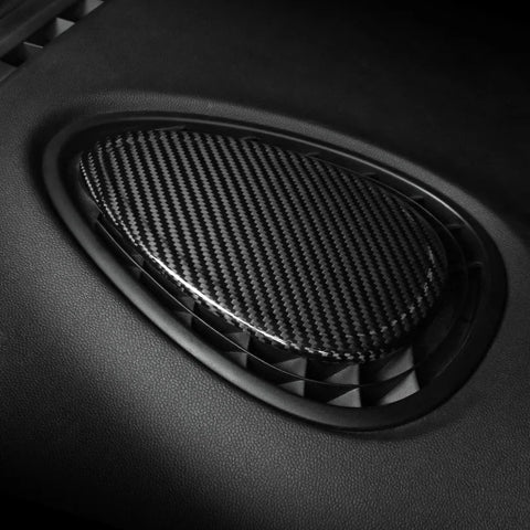 Carbon Fiber Dashboard AC Vent Trim for Mini Cooper Car Interior Accessory GMUNI