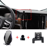 Smart Wireless Fast Charging Phone Mount for Volvo S90 V90 2016–2025
