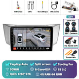 Android 15 QLED Head Unit with CarPlay for Lexus RX 2003–2013