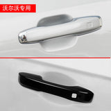 Door Handle Cover Black for Volvo XC60 2018-2024 Car Interior Accessory LINGLUYANG