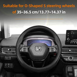 Ultra-Thin Leather Steering Cover for Honda Civic