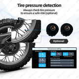 Motorcycle GPS Monitor with 1080P DVR & CarPlay Android Head Unit AKAMATE