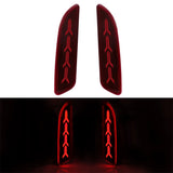 LED Bumper Reflector for Toyota Corolla Cross 21 LED Ambient Light MAGIC COLORM Red C