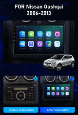 Android 13 GPS Navigation System for Nissan Qashqai J10 2006–2013
