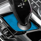 For BMW 5 Series G30 G38 6GT Center Console Gear Shift Panel Trim Sticker Car Premium Interior Accessories Made of Alcantara