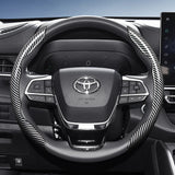Carbon Fiber Steering Wheel Cover for Toyota Models