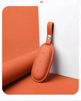 Leather Car Smart Key For Li Lixiang L7 L8 2022 2023 Fob Case Cover For Leading Ideal One Li Auto L9 Keychain Key Accessories
