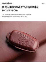Leather Car Key Case Cover