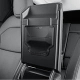 Hidden Armrest Box for Tesla New Model Y Juniper 2025 2026 Model 3 Highland, Magnetic Privacy Storage Case ABS