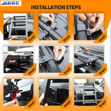 Window Ladder Rack for Jeep Grand Cherokee 07-10 Car Interior Accessory HEBE