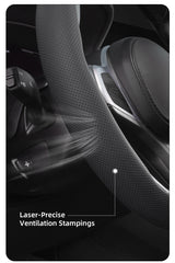 Breathable Leather Steering Wheel Cover for Chevrolet Cruze