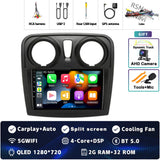 2K QLED Android Head Unit for Renault Sandero Logan 2 2014–2019