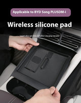 For BYD Sealion 6 Song Plus DMI Seal U Wireless Charging Pad Silicone Mat EV Protection Anti-Slip Interior Modification Car I