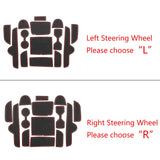 Anti-Slip Gate Slot Mat for Kia K3 FORTE Cerato 2021 - 2023 GT Non-Slip Door Groove Pad Cup Holder Interior Accessories Car I