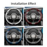 Steering Wheel Cover Carbon Fiber for Mini Cooper Car Interior Accessory Hocasen