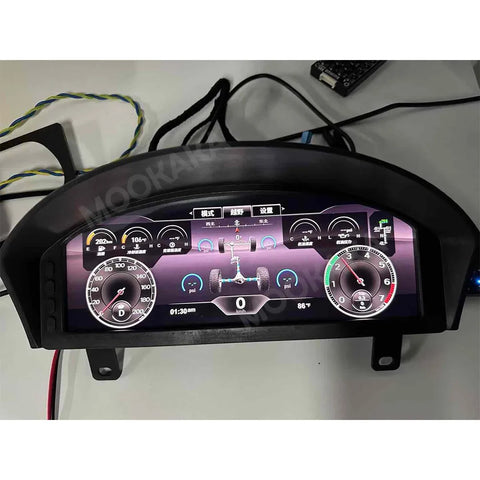 12.3-inch Digital Instrument Cluster for Land Rover Defender Android Head Unit AOTSR