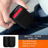 For Zeekr 007 001x Seat Belt Socket Protection Cover Scratch Resistant Silicone Cover Automotive Accessories