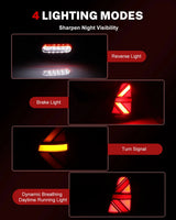 LED Tail Light Smoked Lens for Mini Cooper 2001-2007 Car Interior Accessory iJDM