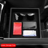For Chevy Silverado EV GMC Sierra EV 2024 2025 Central Console Armrest Storage Box