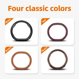 Ultra-Thin Breathable Leather Wheel Cover Peugeot Car Interior Accessory Hocasen