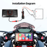 6 inch Wireless CarPlay GPS Screen for Motorcycles