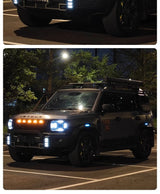 For Jetour T2 i-DM Ich - X K3 Car Emblem Blackout Sticker Grille Light Letter Badge Black Warrior Matte Black Emblem Accessories
