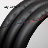 For Leapmotor T03 2024 2025 2026 Car Leather Car Steering Wheel Cover Wrap Non-slip Decoration Frame All Seasons Accessories