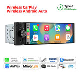 Universal 1Din Android Head Unit CarPlay 6.5 Inch