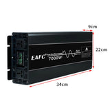 Pure Sine Wave Inverter 4000W 5000W 7000W Power DC 12V To AC 110V 220V Voltage 50HZ Converter Solar Car Inverters