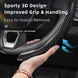Carbon Fiber Steering Wheel Cover for Toyota Camry RAV4 Car Interior Accessory Hocasen