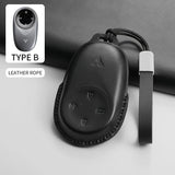 Car Remote Key Case Cover For NETA S L X Nezh V NETA AYA For NETA GT Car Key Bag Cover PU Protector Keychain Holder Accessories
