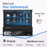 7 Inch Motorized Retractable Touch Screen Player for Universal