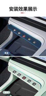 For Zeekr 001 21-25 Car Center Console Button Silicone Pad AC Key Protective Film Scratch-resistant Interior Accessories
