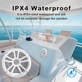 6.5in Marine Boat Speakers Waterproof 240W for RV Car Speaker AKAMATE