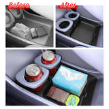 Leapmotor B10 2025 2026 Center Control Lower Storage Box Car Interior Accessories Organizer Tray Tidying TPE Under Seat Stora