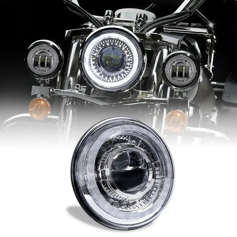 7inch Led Headlight Motorcycle 12v Led Lamp for Harley King Harley Touring Ultra Classic Electra Street Lada 4x4 Urban Niva J