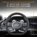 Suede Carbon Fiber Steering Wheel for Hyundai