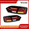 Jetta LED Tail Lights Sequential Red for VW 2011-2014