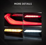 Vland Sequential LED Tail Lights for Chevy Camaro 16-18