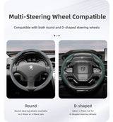 Steering Wheel Cover Breathable Leather Peugeot 3008
