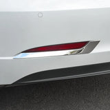 Rear Fog Light Trim Stainless Steel for Tesla Model 3 Car Interior Accessory GMUNI