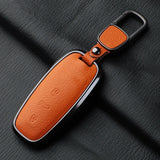 360 Degree Protection Metal Goatskin Car Key Case Cover For Audi A6 A7 A8 B9 A5 A4 8S 8W Q5 Q7 4M S5 S7 TT cars accessories
