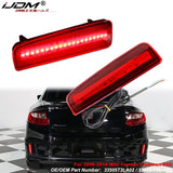 LED Rear Bumper Reflector Light Trim for Honda Accord 13-15 Car Interior Accessory iJDM