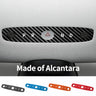 For Tesla Model 3 Highland / Model Y Juniper 2026- Steering Wheel Decorative Frame Trim Sticker Car Accessory Made of Alcantara