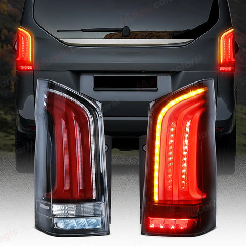LED Tail Lamp Assembly for Mercedes Vito W447 2016-2023 LED Ambient Light MAGIC COLORM