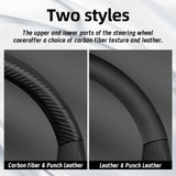Carbon Fiber Wheel Cover for Honda Civic Accord Fit Car Interior Accessory Hocasen